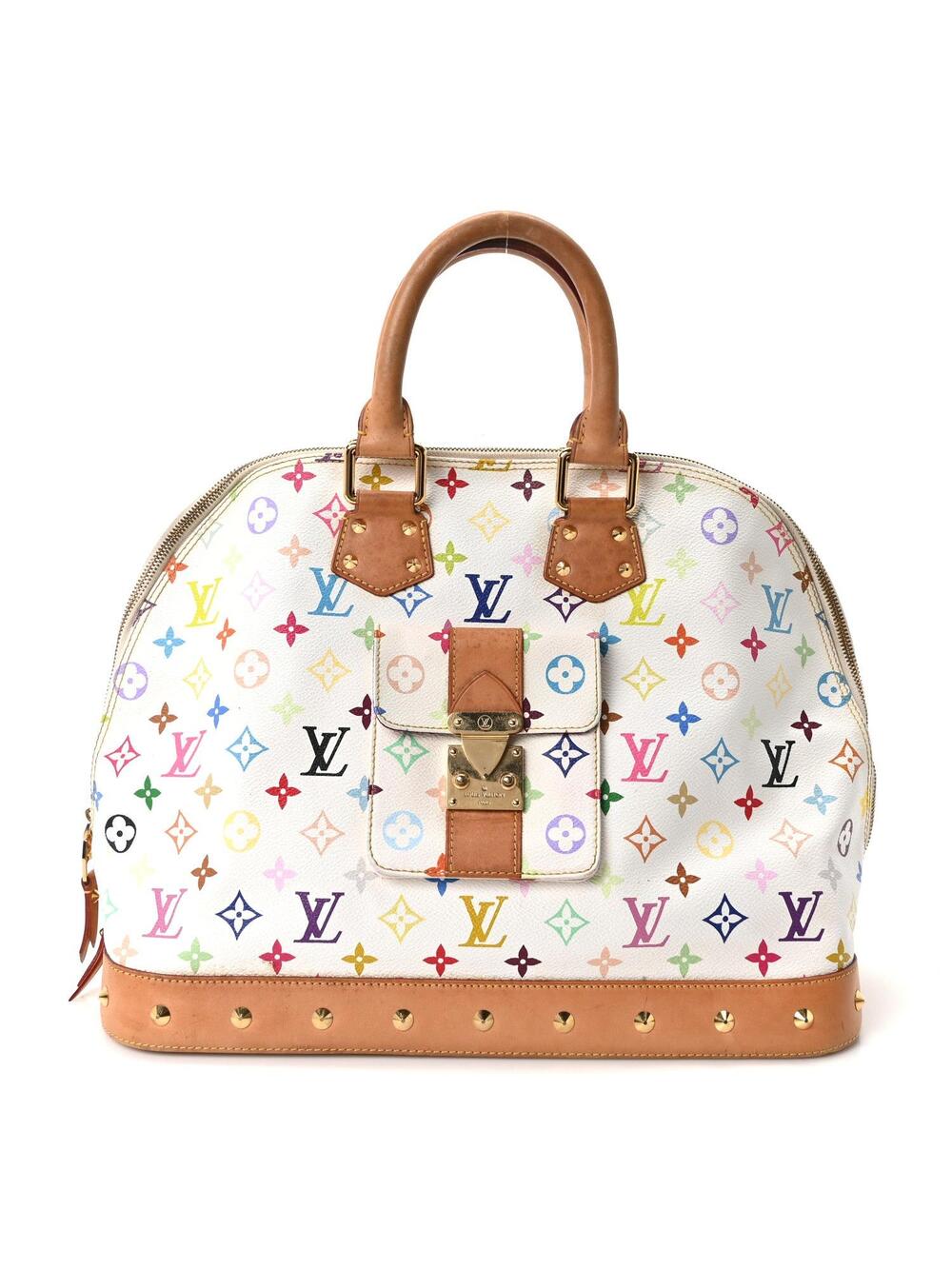 Louis Vuitton Multicolor Alma Gm White #352687L15B